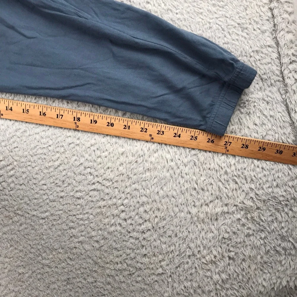 Pact Joggers Men M (30x26) Blue Organic Cotton Elastic Waist Drawstring Pockets